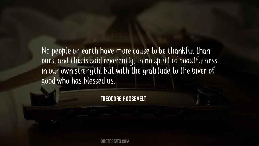 Quotes About Thankful And Blessed #1681884