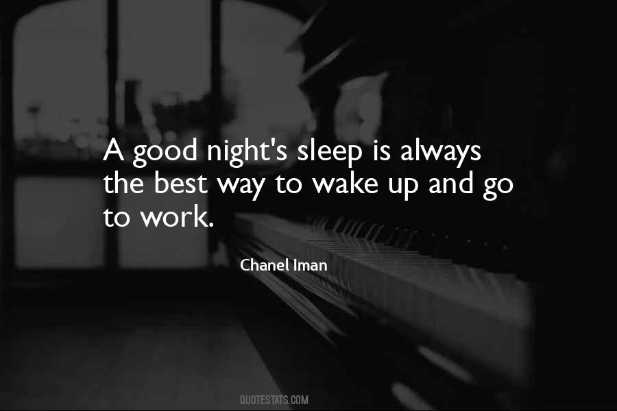 Quotes About A Good Night's Sleep #1346044