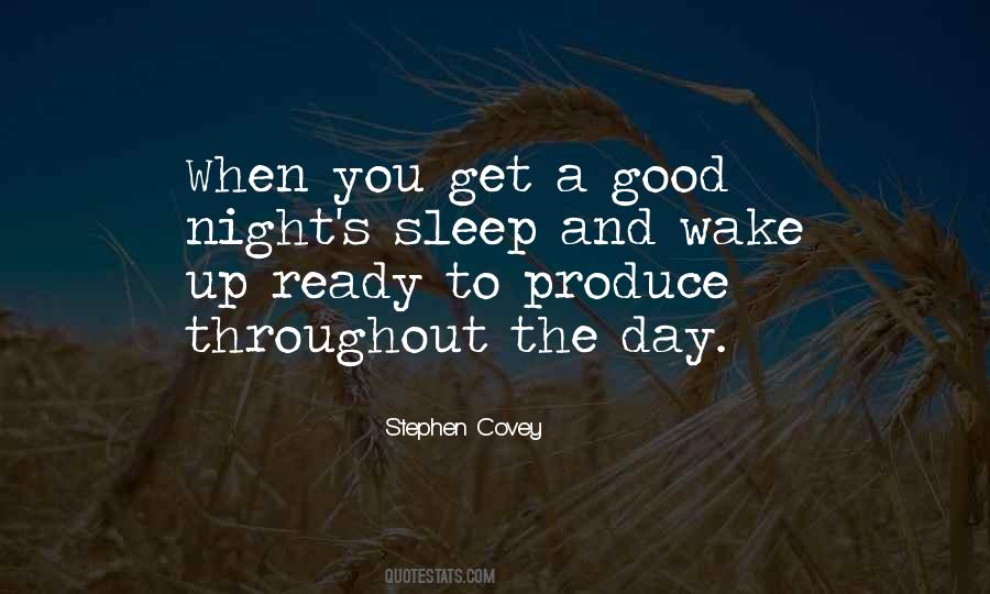 Quotes About A Good Night's Sleep #402456
