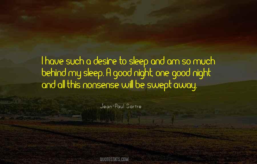 Quotes About A Good Night's Sleep #860783