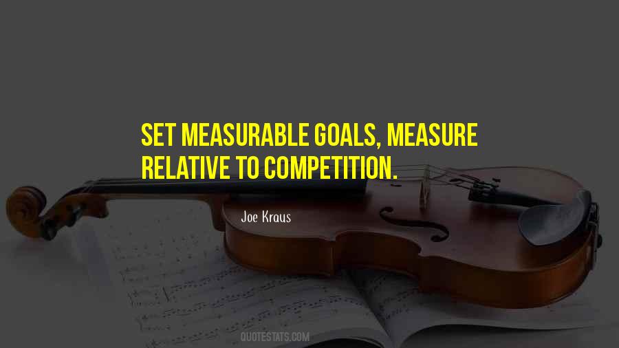 Quotes About Measurable Goals #1083027