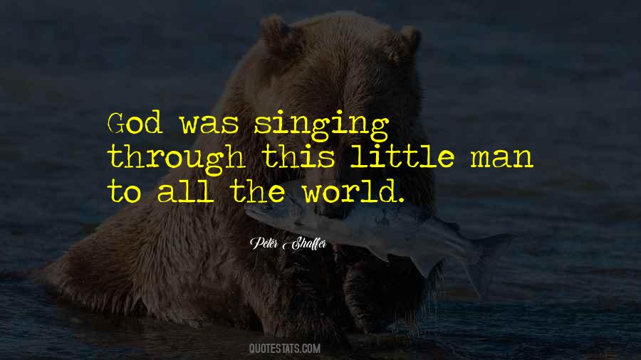 Quotes About Singing For God #12647