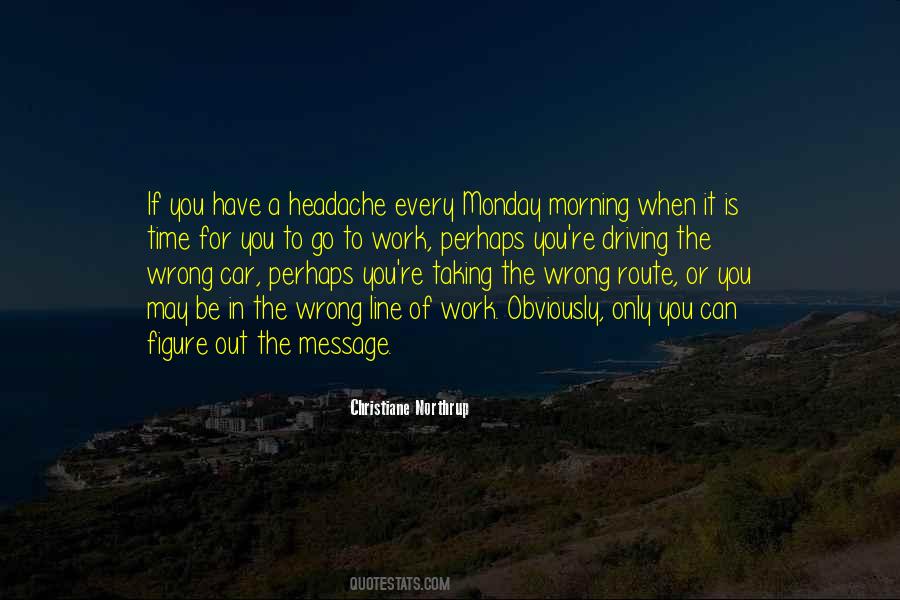 Quotes About Work In The Morning #41694