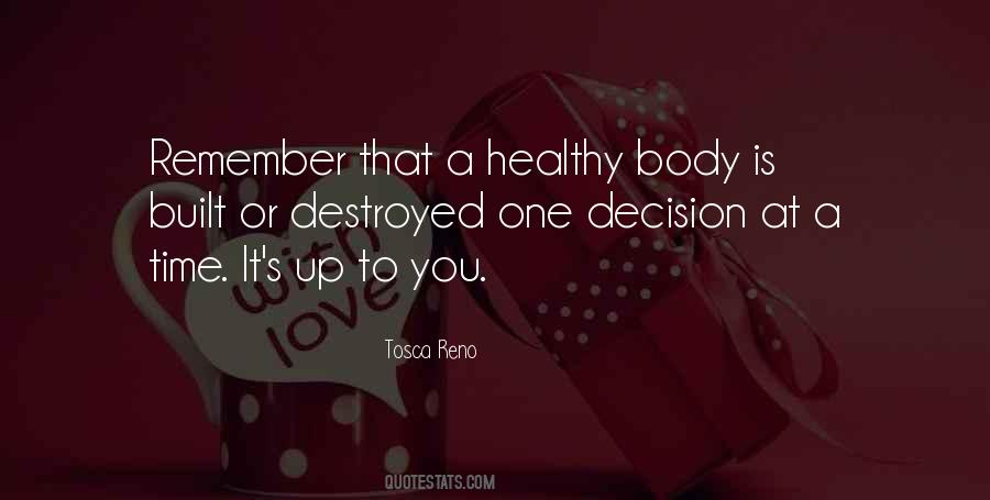 Quotes About Healthy Body #1262712