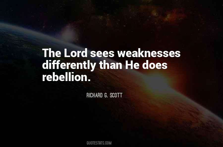 Quotes About Weaknesses #1279137