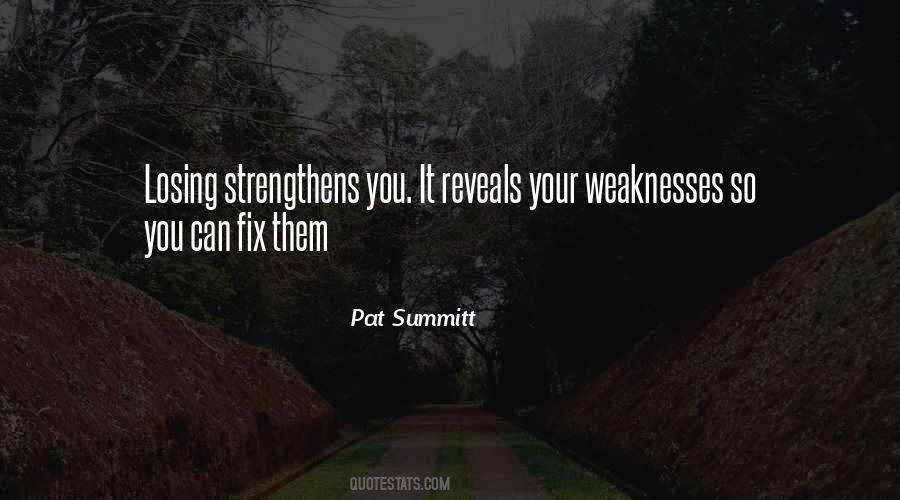 Quotes About Weaknesses #1311183