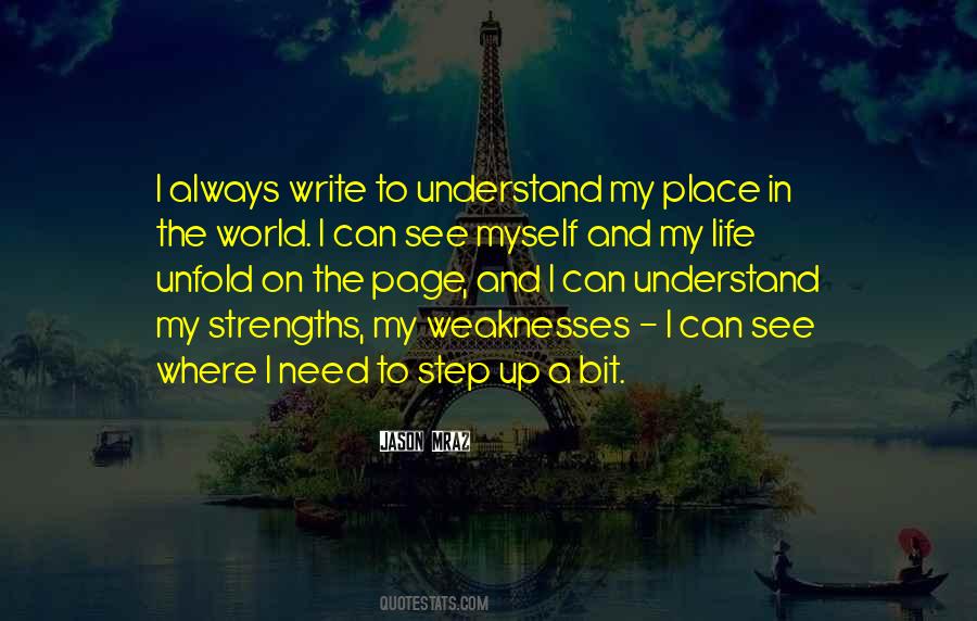 Quotes About Weaknesses #1331520