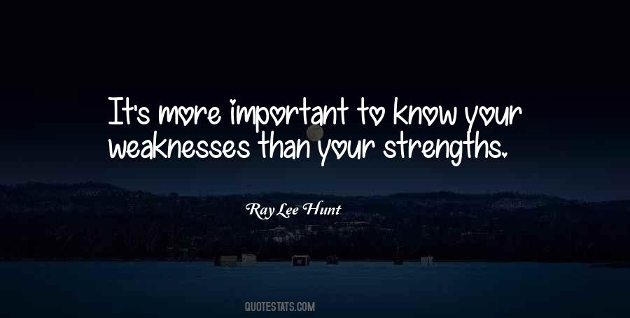 Quotes About Weaknesses #1340663