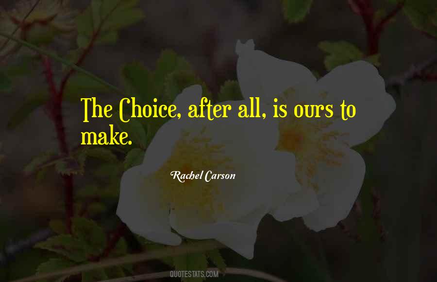 The Choice Quotes #1225523