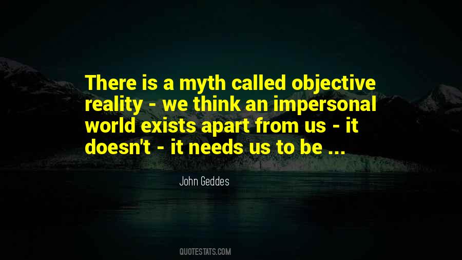 Quotes About Objective Reality #1541479