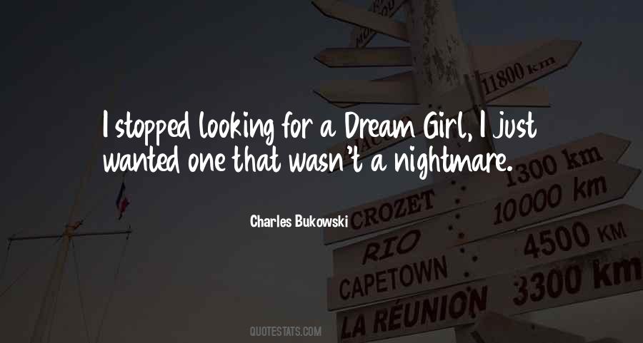 Quotes About A Dream Girl #716802