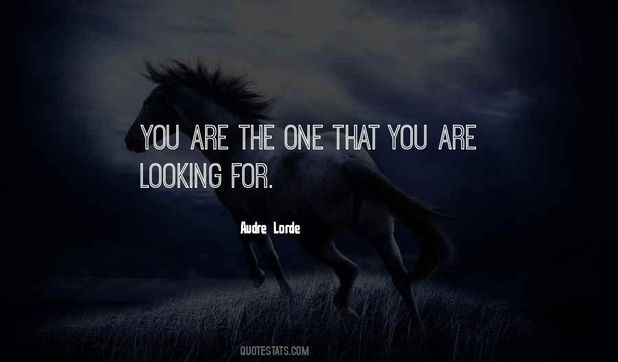 Quotes About You Are The One #1166390