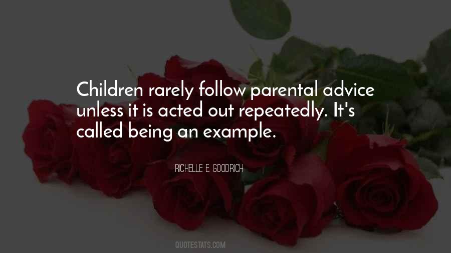 Quotes About Parenting By Example #121193