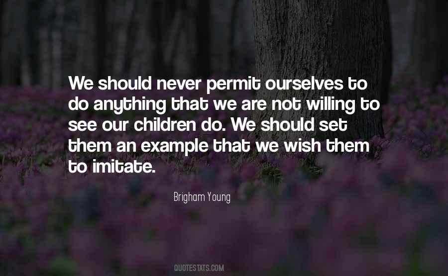 Quotes About Parenting By Example #1685525