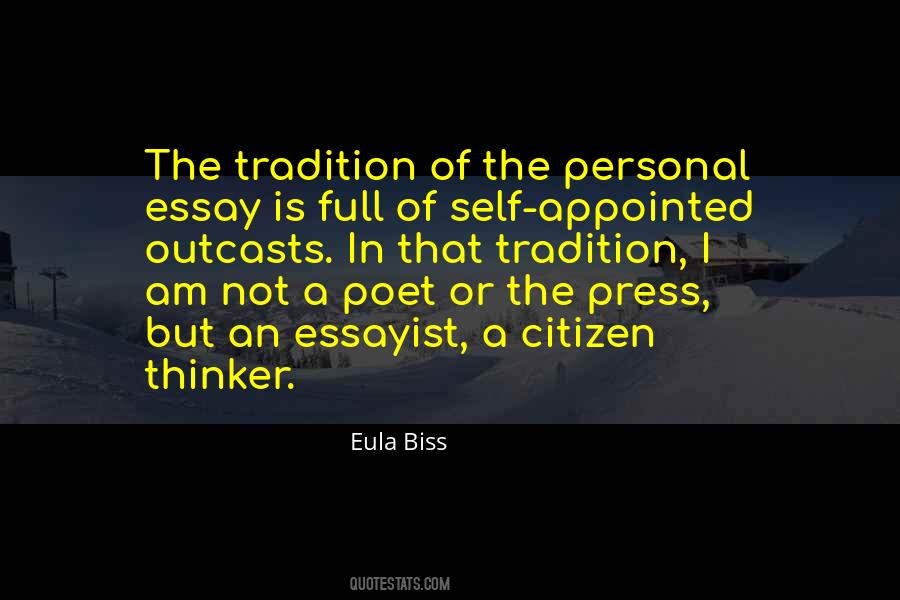 Personal Essay Quotes #1072720