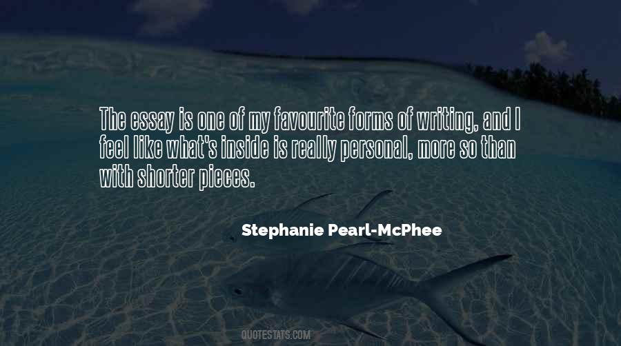 Personal Essay Quotes #1164093