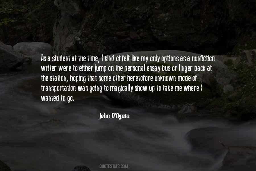 Personal Essay Quotes #142345