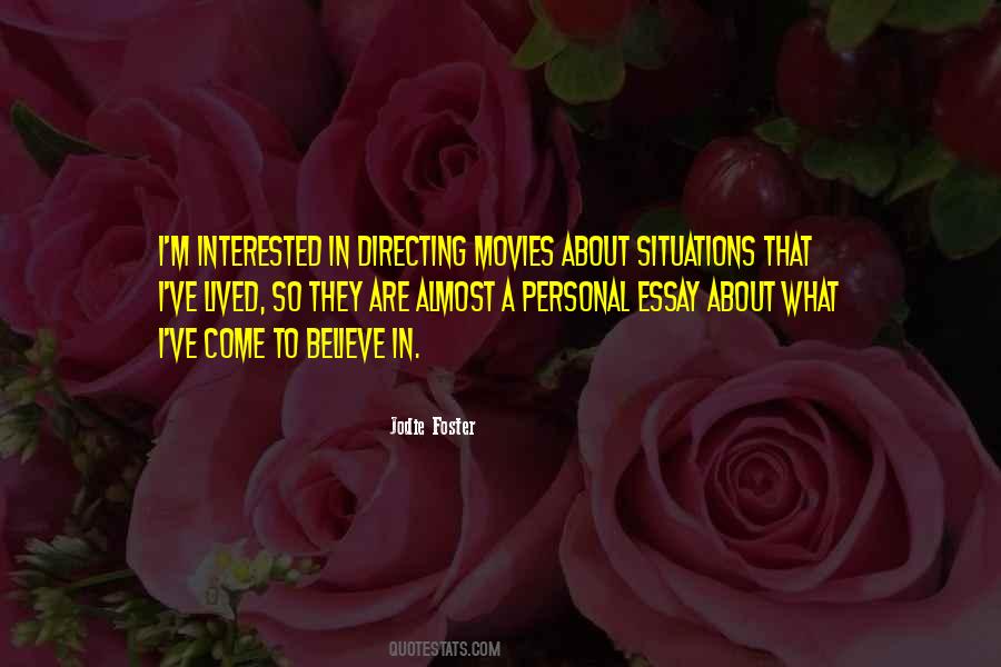 Personal Essay Quotes #522542