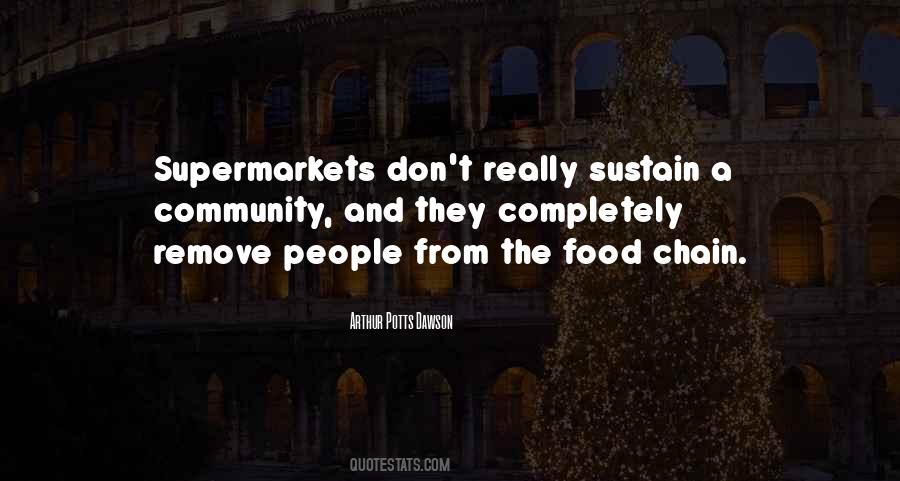 Quotes About Supermarkets #1277637