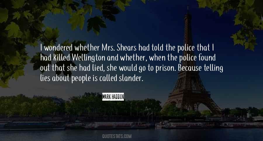 Quotes About Mrs Shears #349809