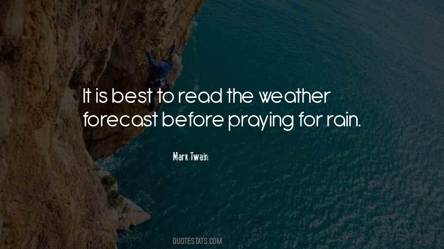 Quotes About Weather Forecast #132096