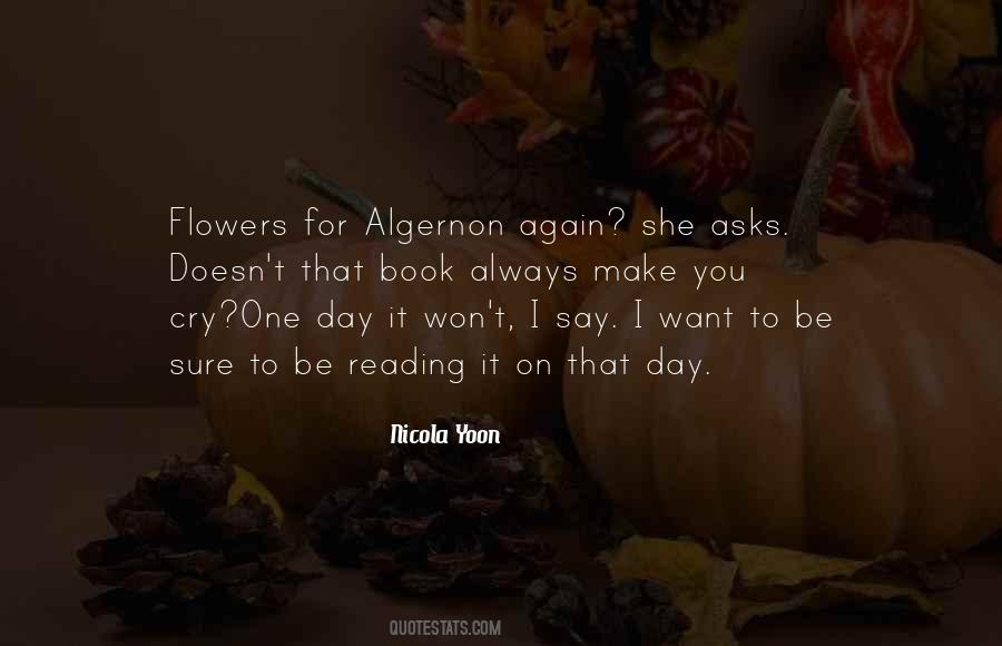 Quotes About Flowers For Algernon #1320299