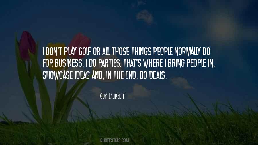 Quotes About Golf And Business #917332