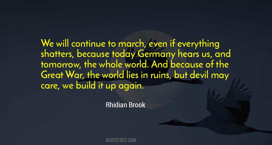 Quotes About Aftermath Of War #359152