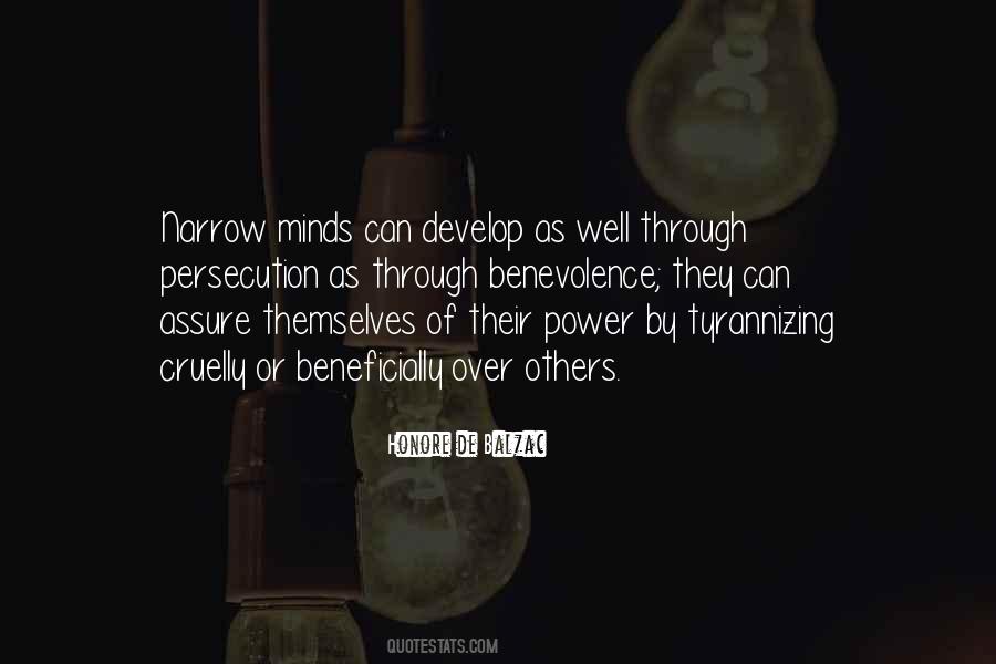 Quotes About Narrow Minds #1778170