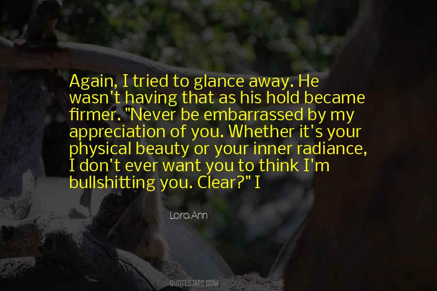 Your Glance Quotes #241688