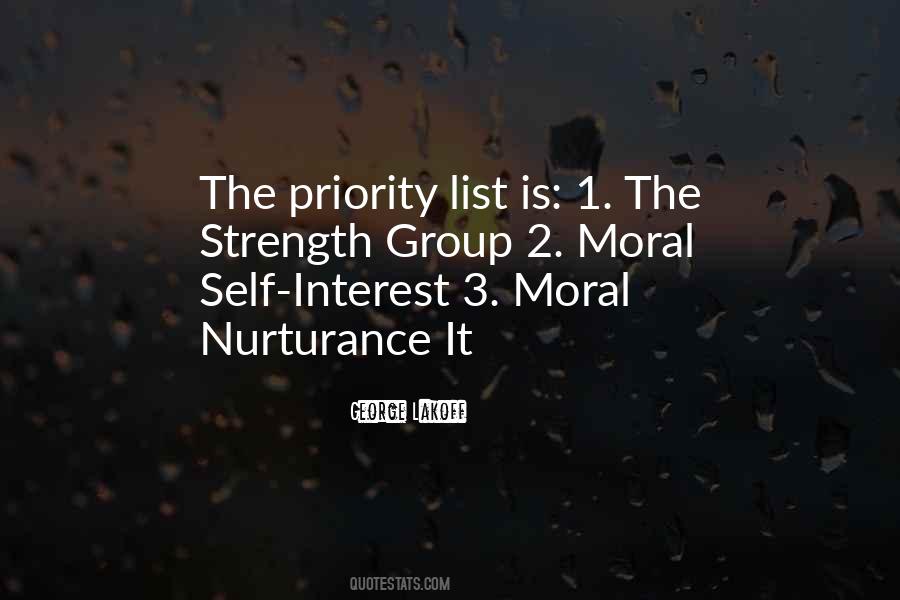 Self Priority Quotes #1102374