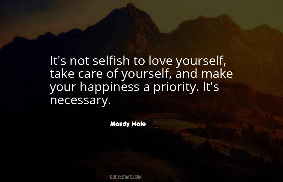 Self Priority Quotes #521712