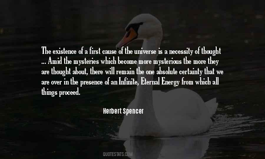Quotes About Mysterious Universe #768363