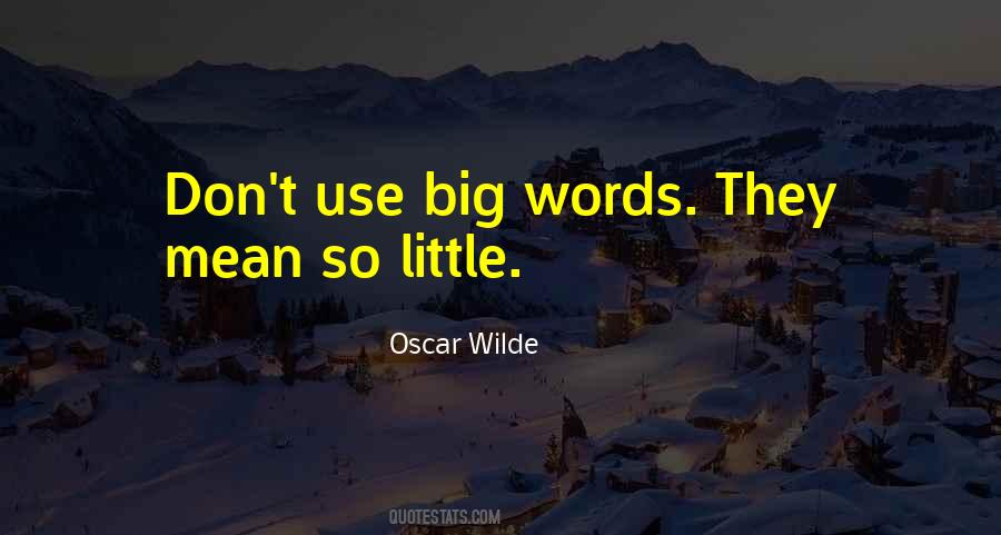 Big Words Quotes #1432269