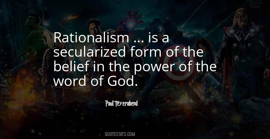 Quotes About Rationalism #1123347