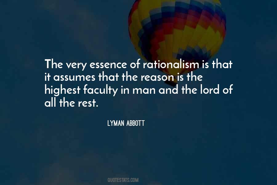 Quotes About Rationalism #1745579