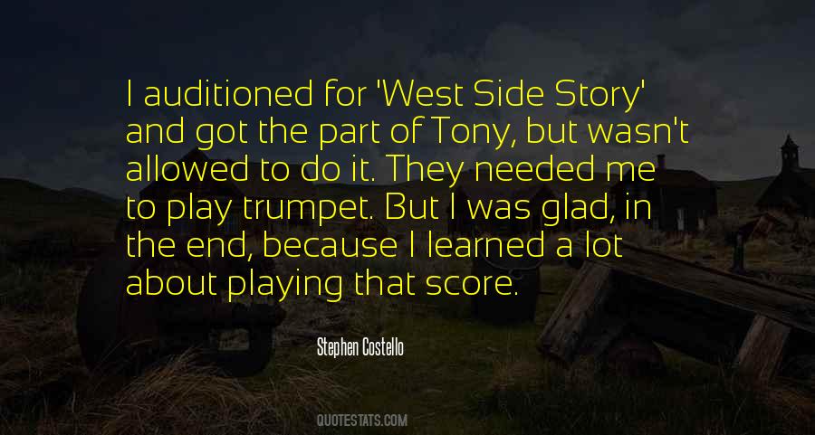 Quotes About The West Side #1554664