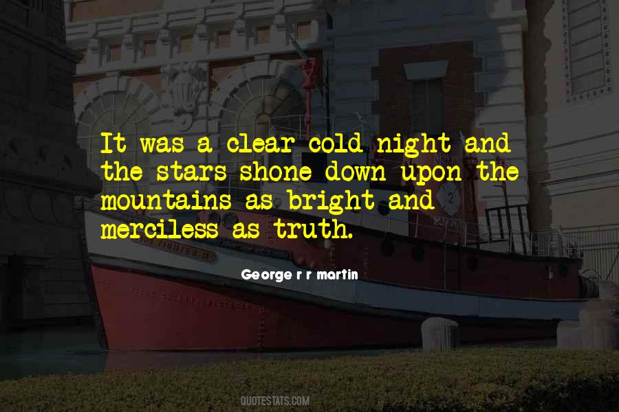 Cold Night Quotes #1306229