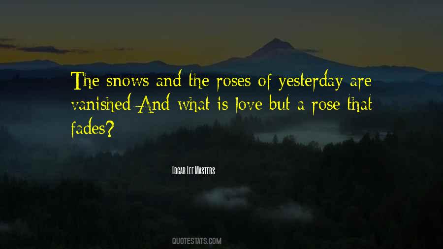 Love Rose Quotes #221504