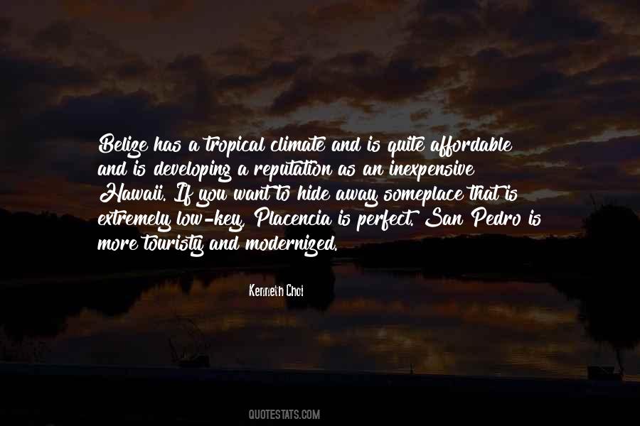 Tropical Climate Quotes #284894