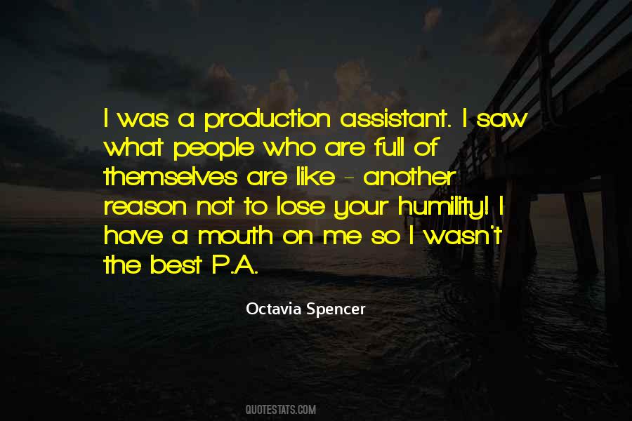 Quotes About Production Assistant #354996