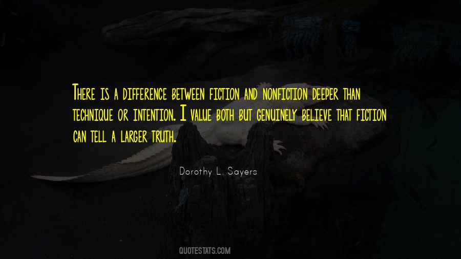 Quotes About Fiction And Nonfiction #697715