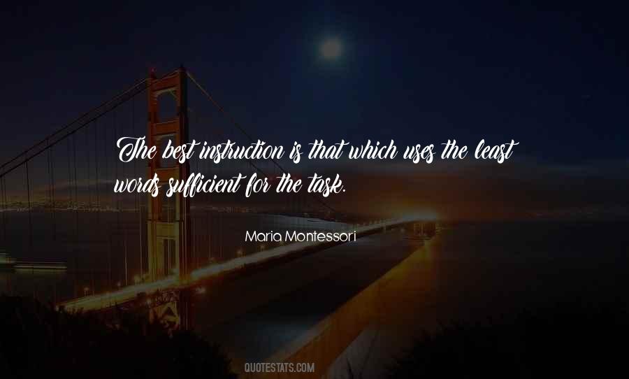 Quotes About Instruction #1164295