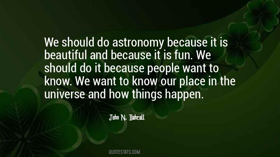 Quotes About Astronomy #1559300