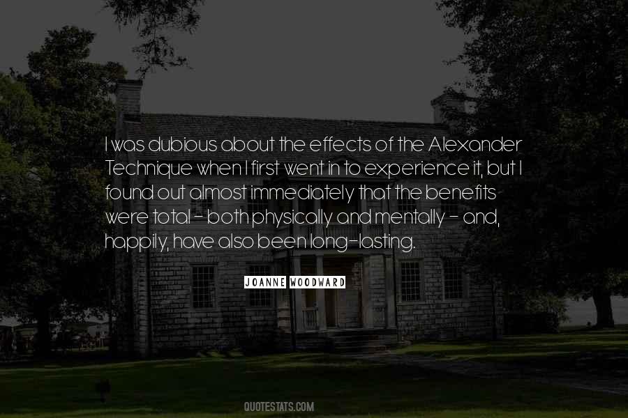 Quotes About Alexander Technique #232722