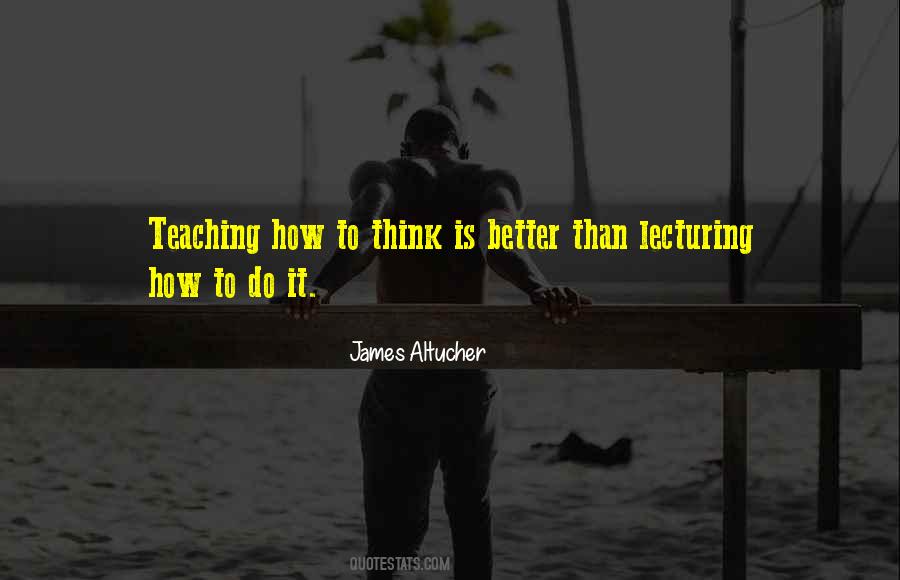 How To Do It Quotes #1207647