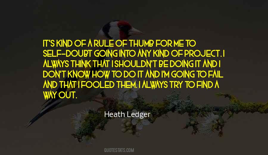 How To Do It Quotes #1844679