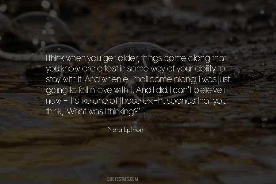 Quotes About Thinking You're In Love #232712