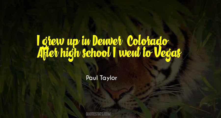 Quotes About Denver Colorado #136055