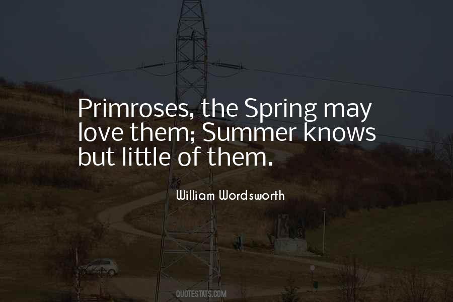 Quotes About Primroses #1577421